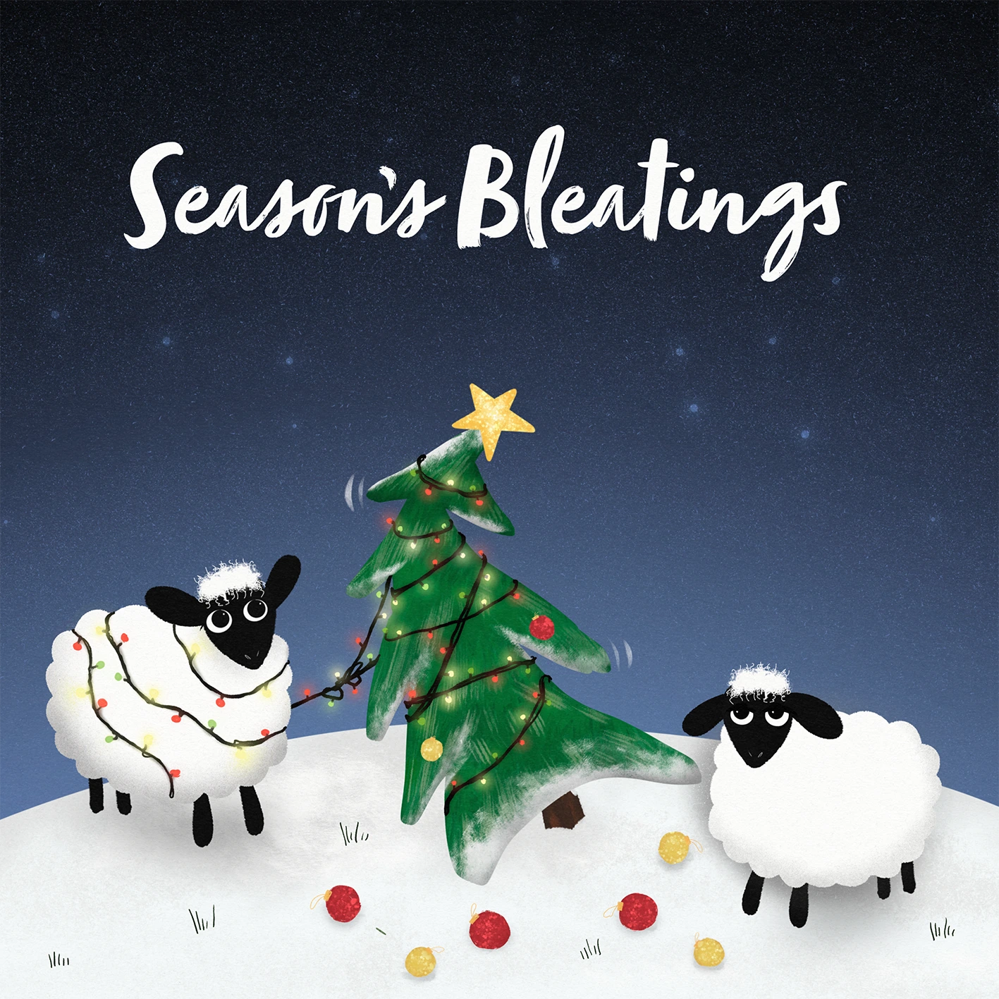 UK Food Banks – Season’s Bleatings (Pack of 10)