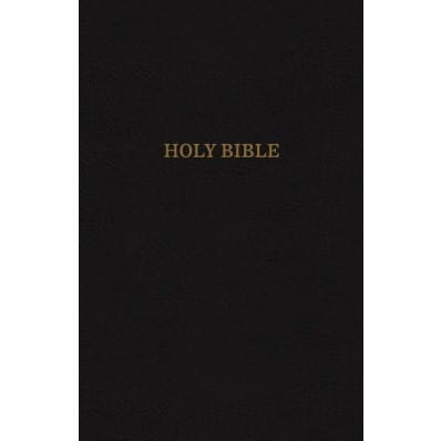 KJV Reference Bible, Black, Personal Size Giant Print