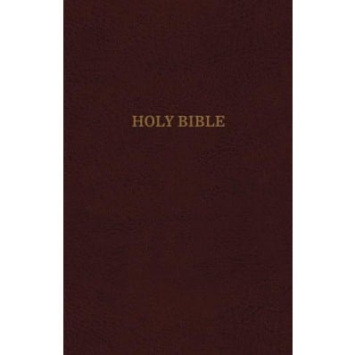 KJV Reference Bible, Burgundy, Personal Size Giant Print