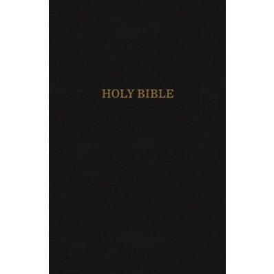 KJV Reference Bible, Black, Personal Size Giant Print