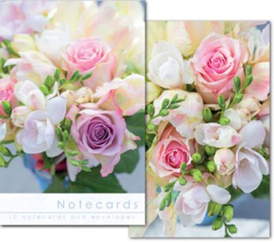 W181T Notecard Wallet - Roses/Freesias (10 cards)