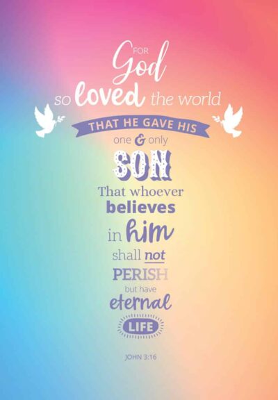 Compassion Easter Cards: John 3:16