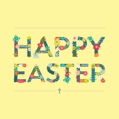 Compassion Easter Cards: Happy Easter Floral (5 Pack)