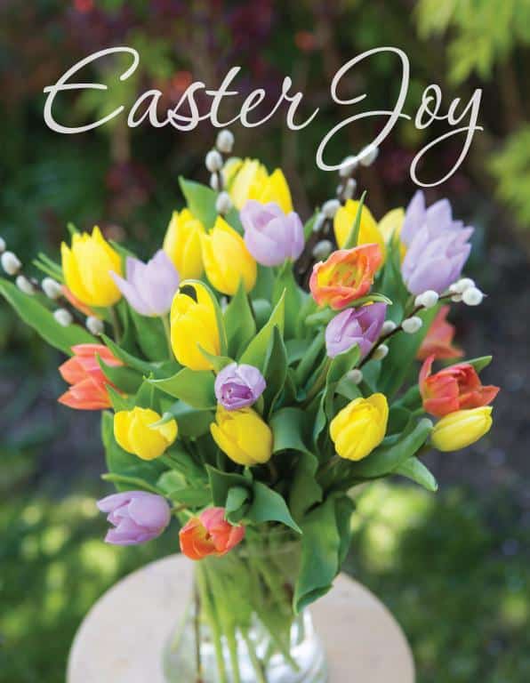 Garden tulip vase