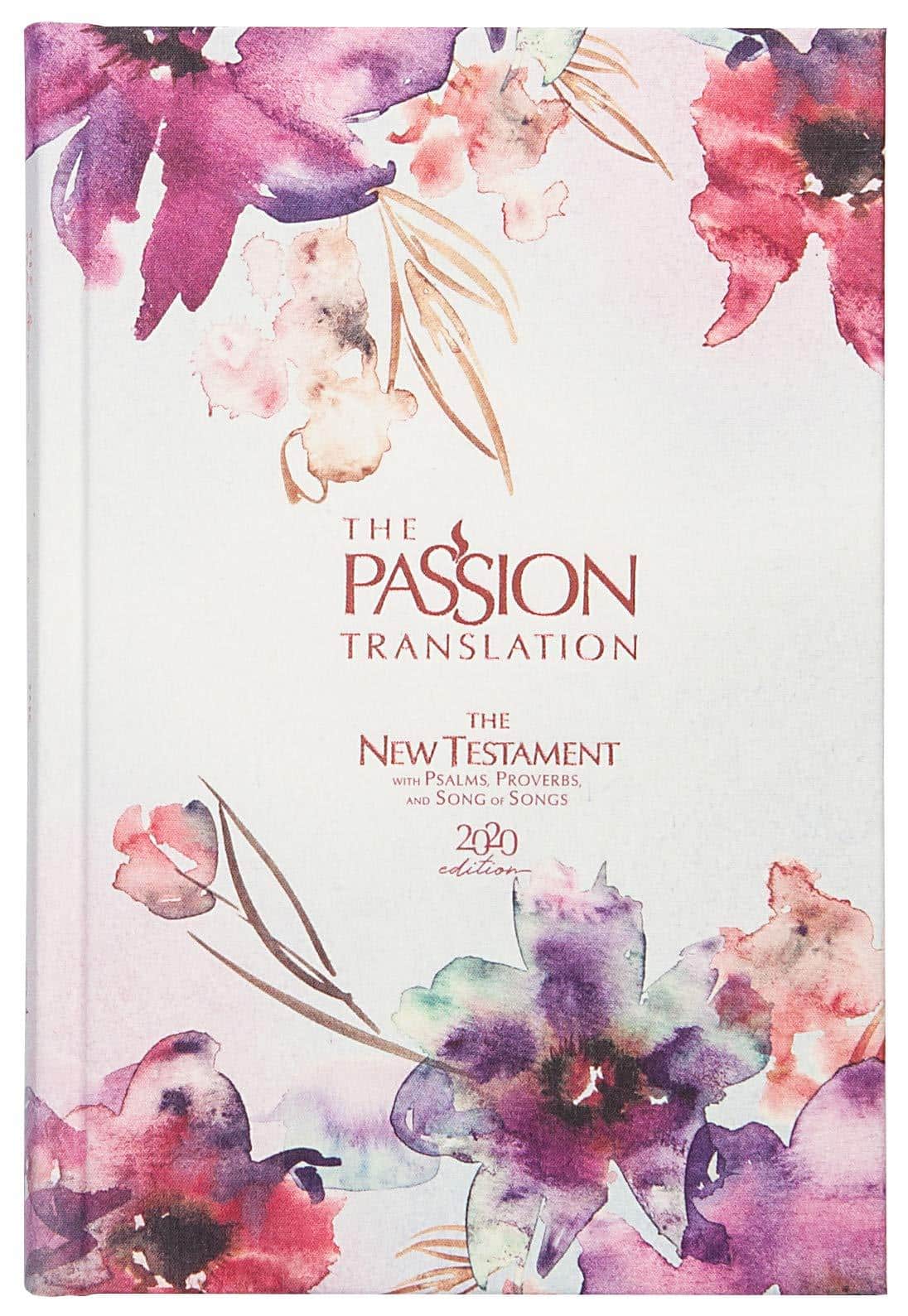 The Passion Translation New Testament (2020 Edition) Hardback, Passion in Plum