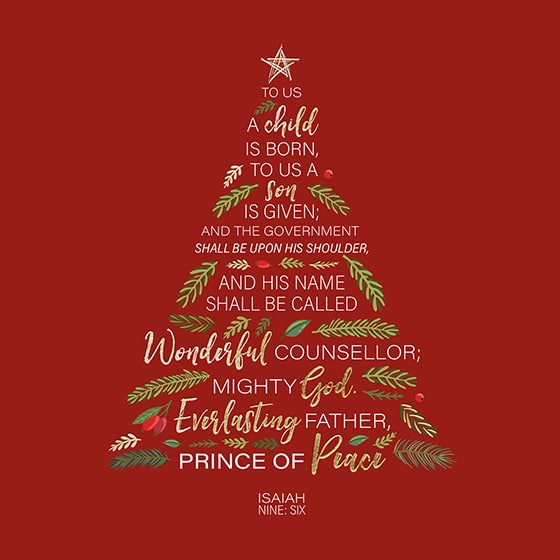 Compassion Pack: Isaiah 9:6/Tree (10) | Spring Harvest Store