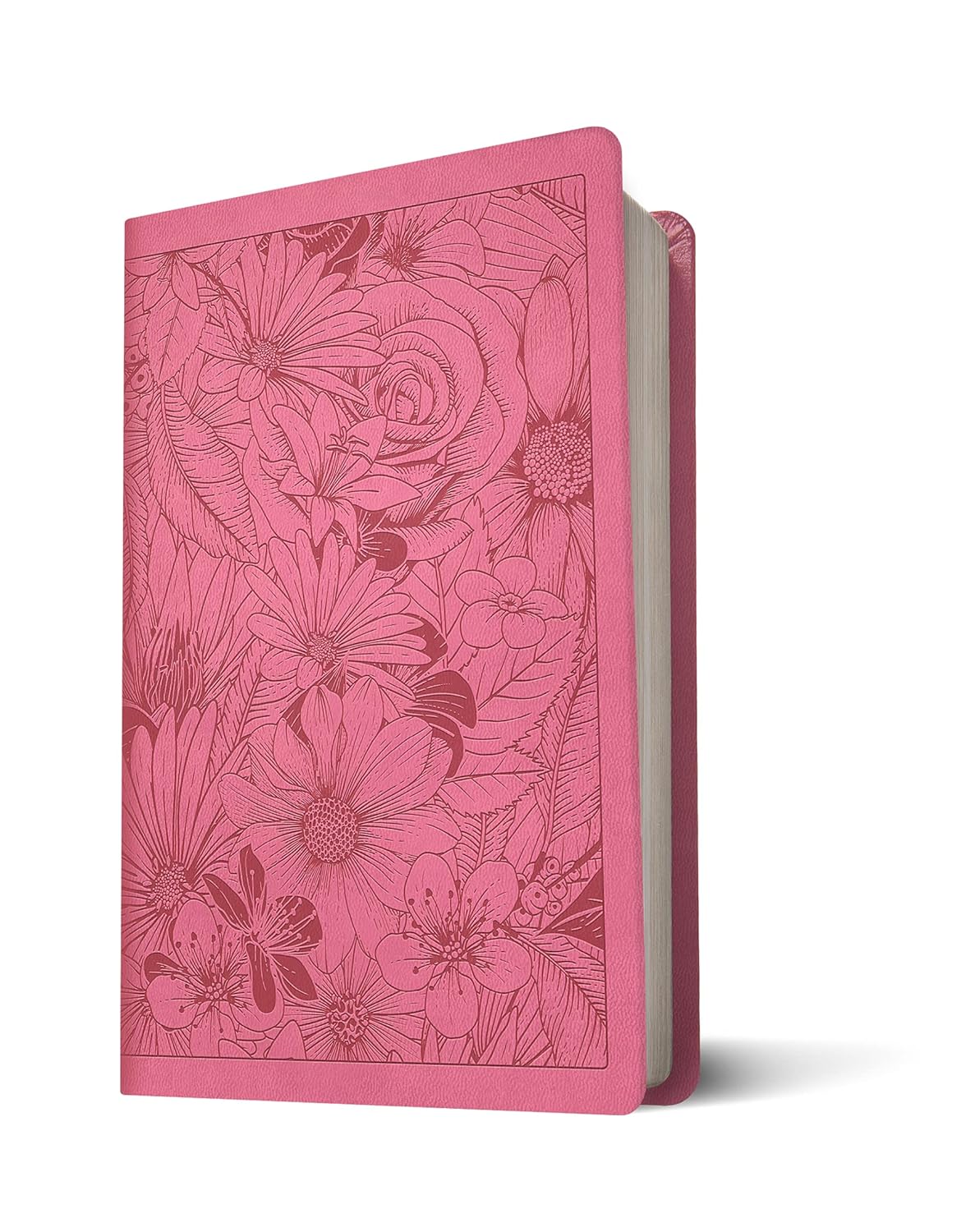NLT Large Print, Premium Value Thinline, Garden Pink Leatherlike - Image 3