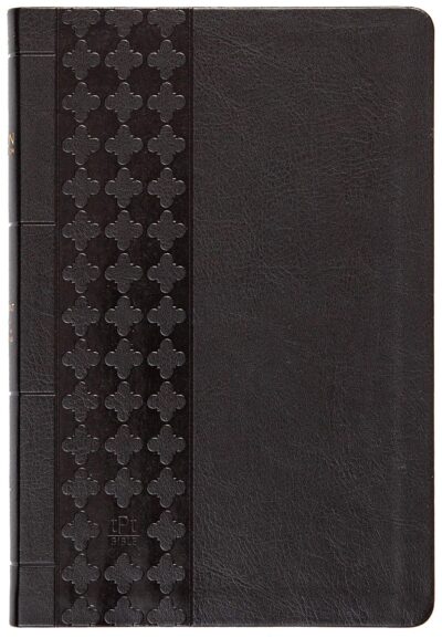 The Passion Translation New Testament (2020 Edition) Leather, Large Print Black