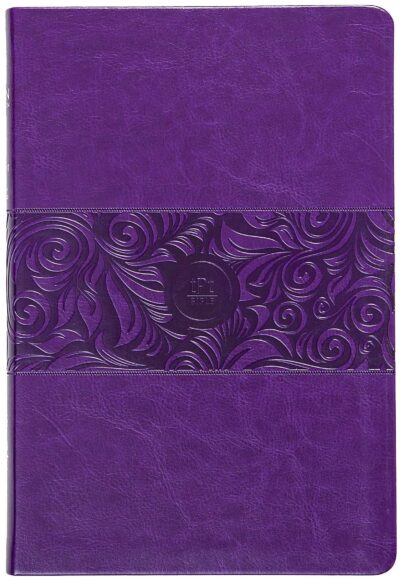 The Passion Translation New Testament (2020 Edition) Leather, Large Print Violet