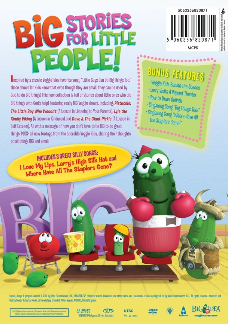 Veggie Tales: Little Ones Can Do Big Things Too! DVD