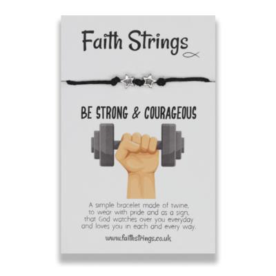 Be Strong Faith String Bracelet