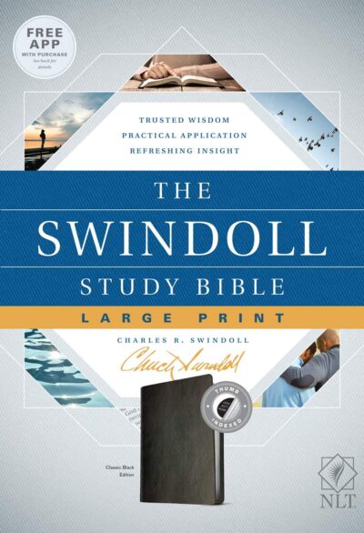The NLT Swindoll Study Bible, Large Print