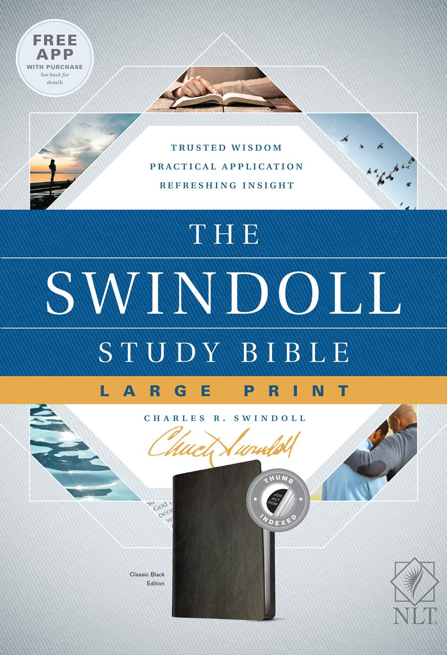 The NLT Swindoll Study Bible, Large Print
