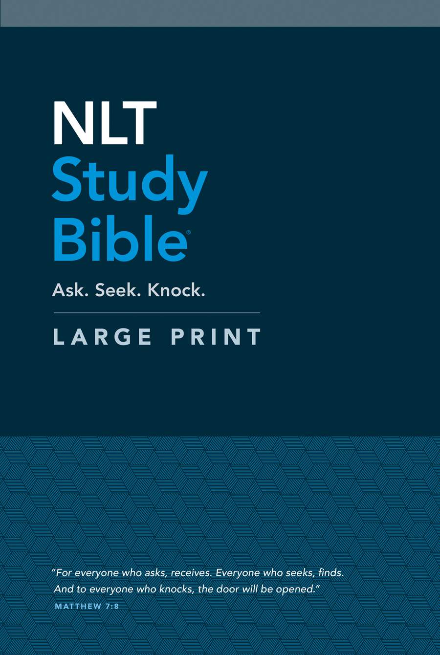 NLT Study Bible Large Print (Red Letter, Hardcover)
