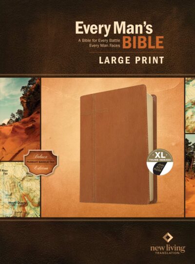 NLT Every Man's Bible, Large Print Pursuit Saddle Tan, Index