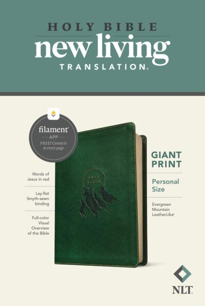 NLT Personal Size Giant Print Bible, Filament Edition