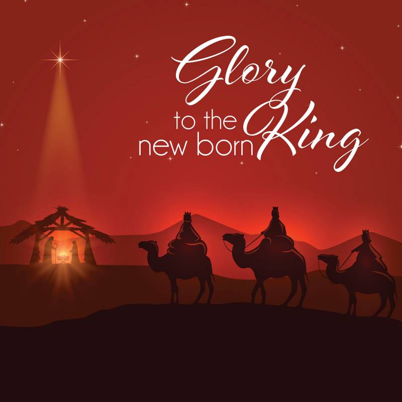 We Three Kings Christmas Card JCD