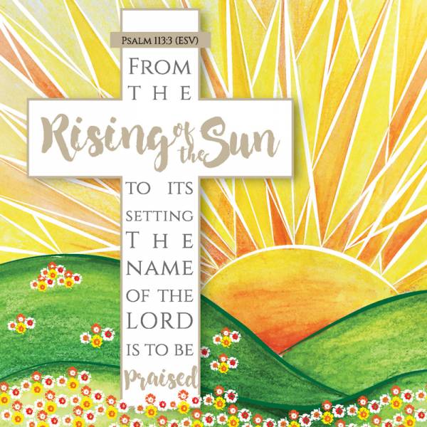 Rising of the sun Easter Cards (pack of 5)