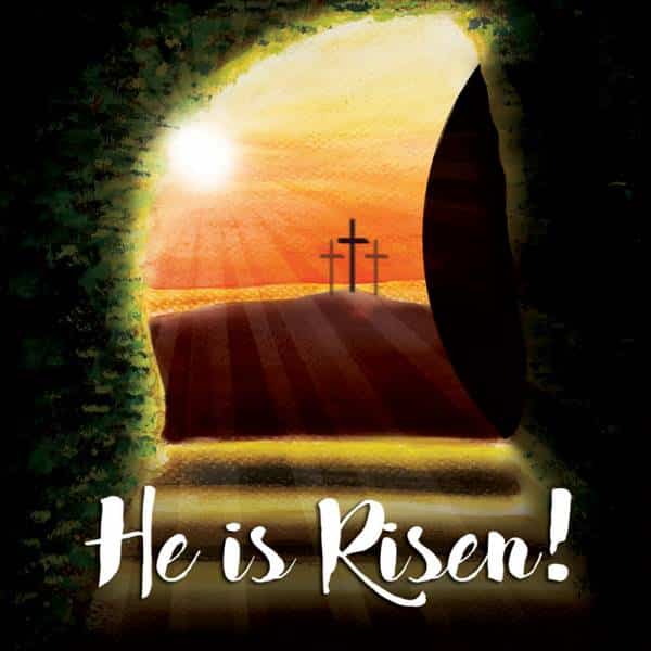 Stone rolled away Easter Cards (pack of 5)