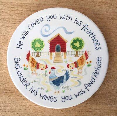 Under His Wings Coaster