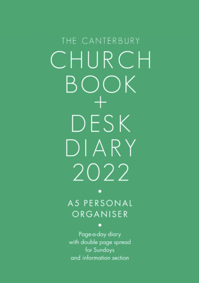 Canterbury Church Book & Desk Diary 2022 A5 Personal Organiser Edition