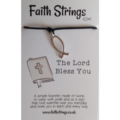 The Lord Bless You Faith String Bracelet