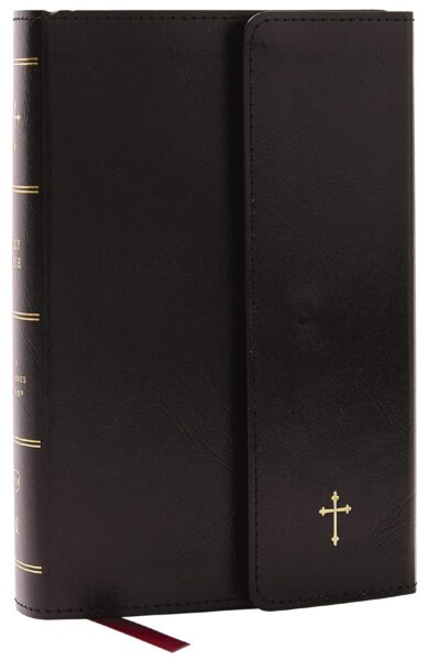 NKJV Compact Bible, Comfort Print, Black with Clasp