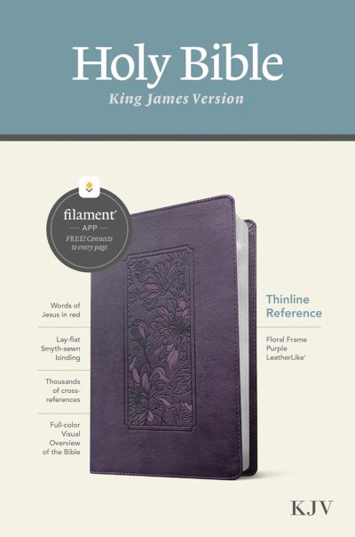 KJV Thinline Reference Bible, Purple
