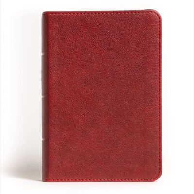 NASB Large Print Compact Reference Bible, Burgundy