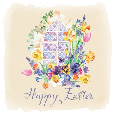 Easter Window The Leprosy Mission Easter Cards (pack of 4)