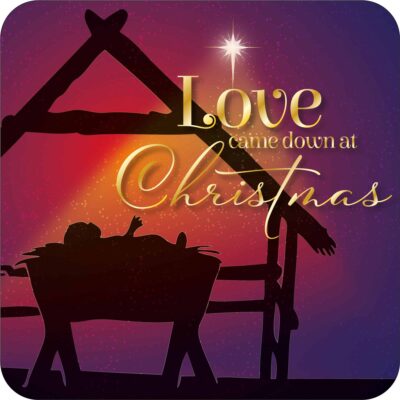 Manger Christmas Coaster