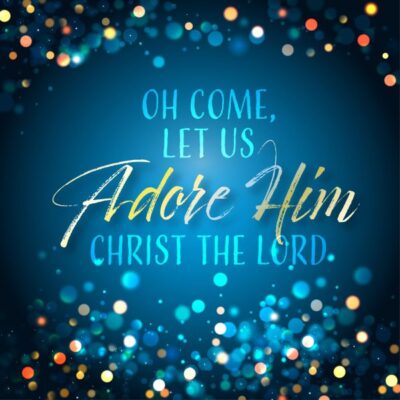 Adore Him Christmas cards