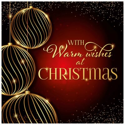 Warm Wishes Luxury Christmas Cards