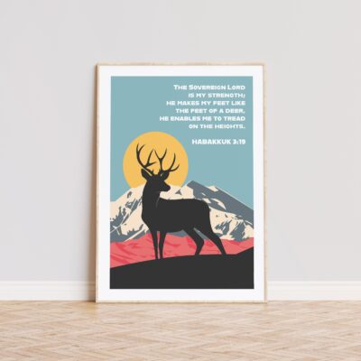 Habakkuk 3:19 poster