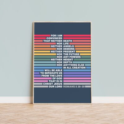 Romans 8 v 38-39 poster