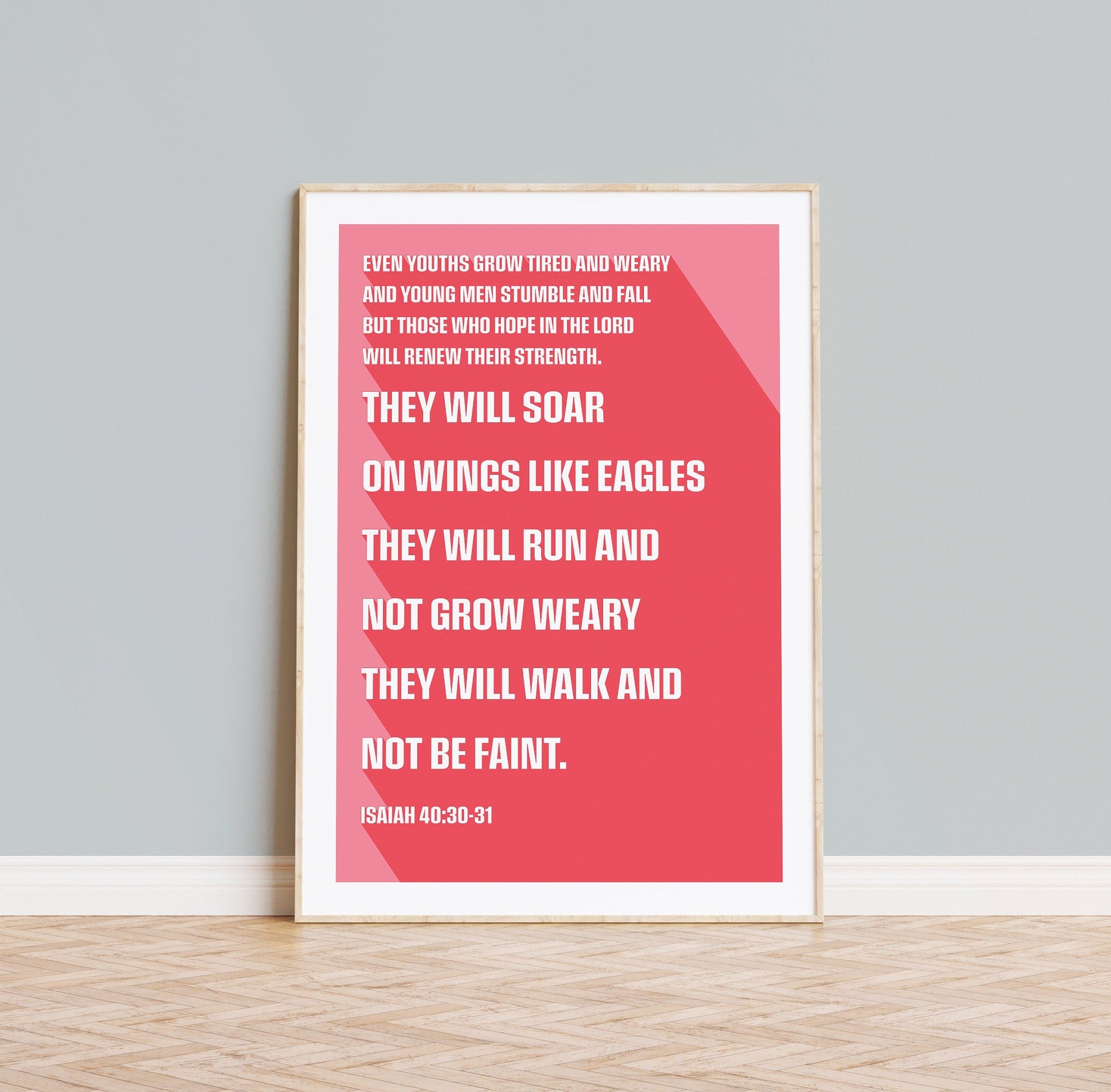 Isaiah 40 poster