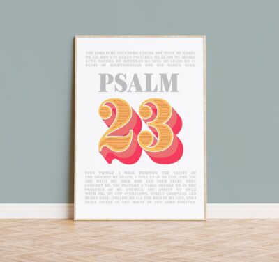 Psalm 23 poster