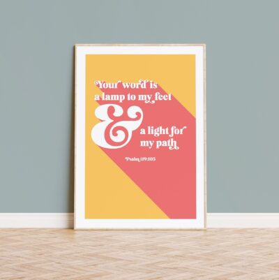 Psalm 119 poster