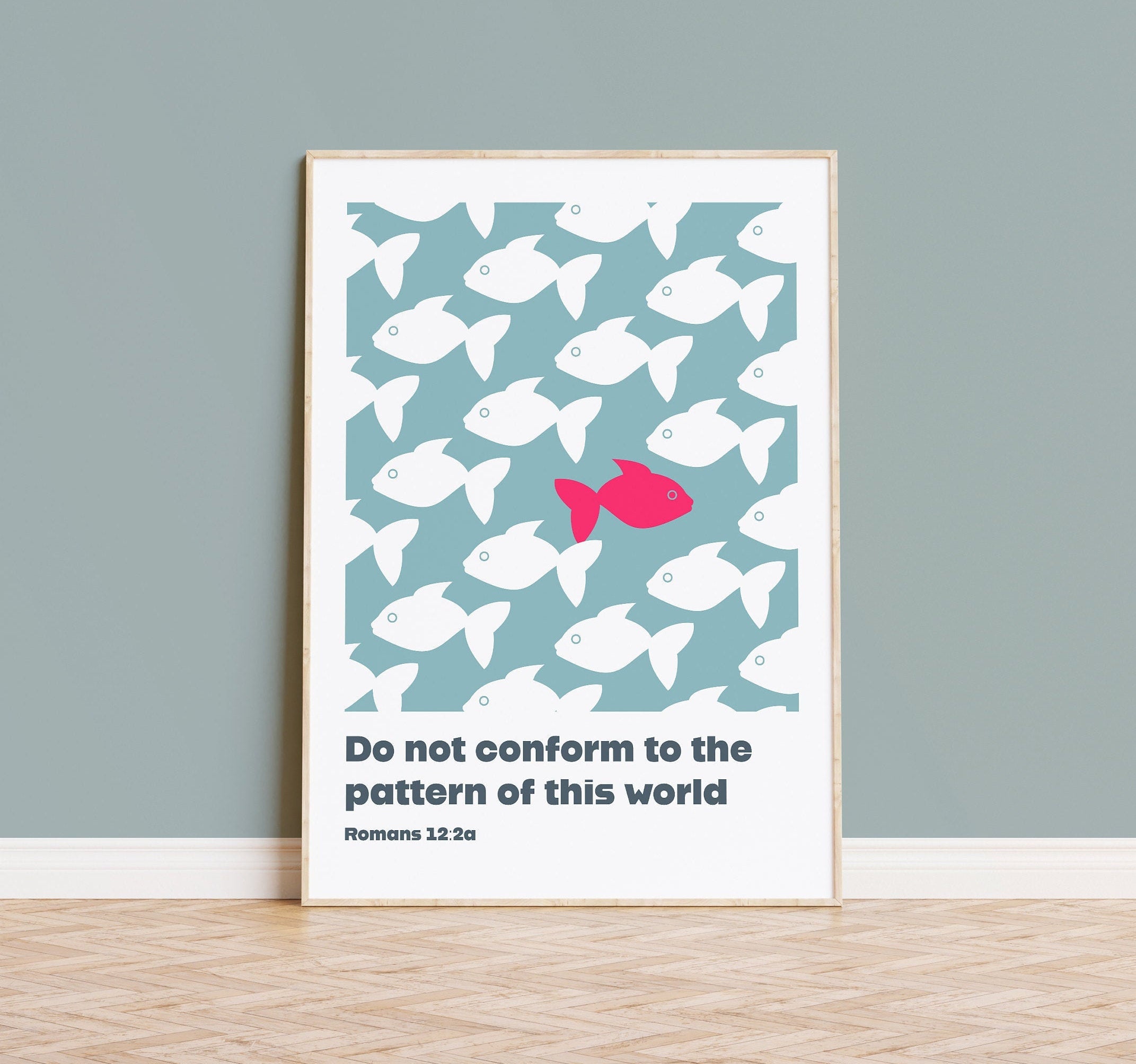 Do not conform to the pattern of this world