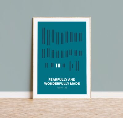 Chromosomal variations Psalm 139 poster