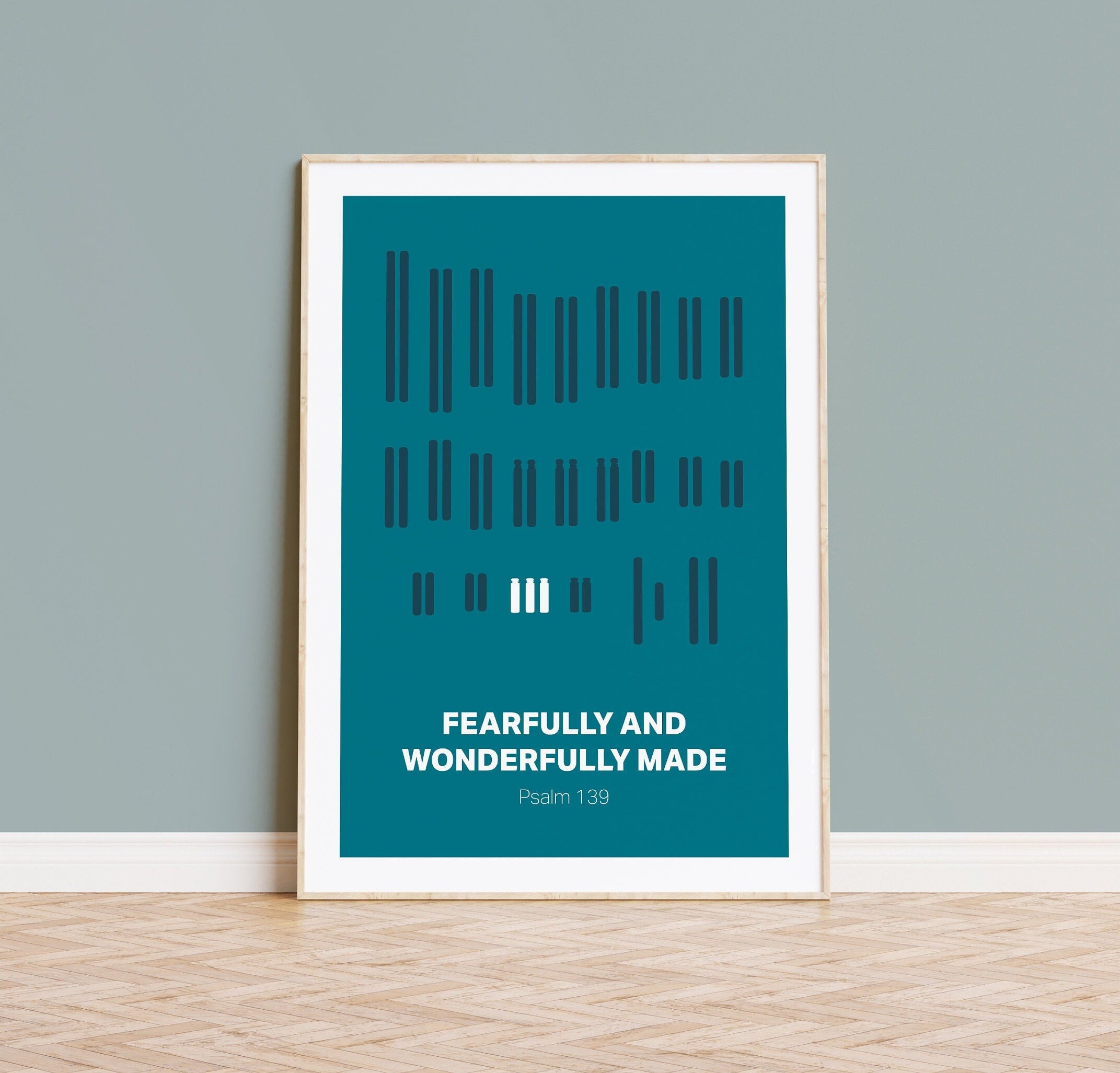 Chromosomal variations Psalm 139 poster