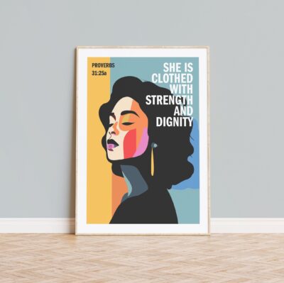 Proverbs 31 Christian poster