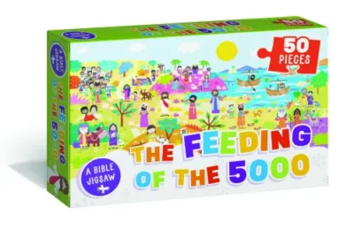 Bible Jigsaw Puzzle Box: Feeding of the 5000